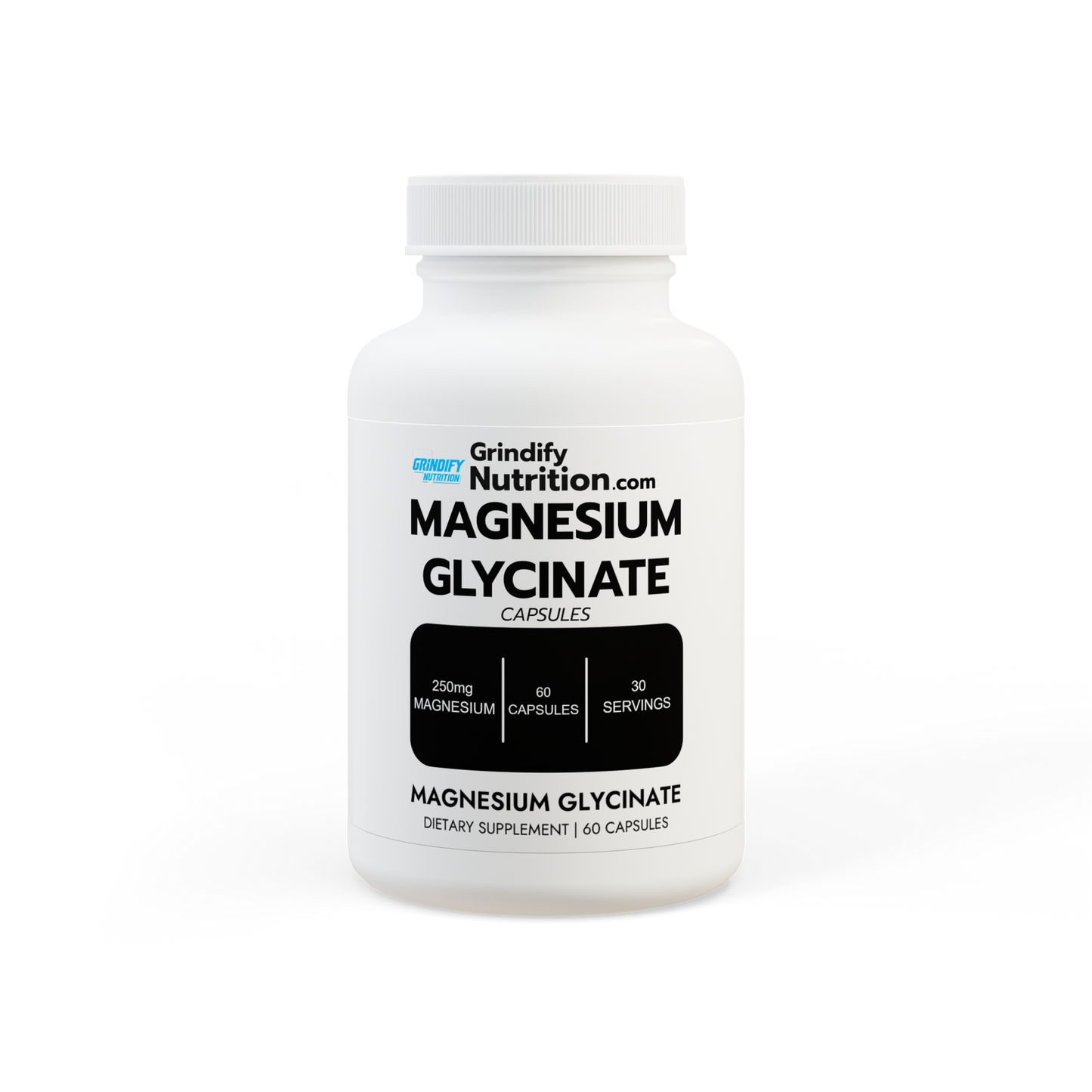 Magnesium Glycinate Supplement (60 Capsules)