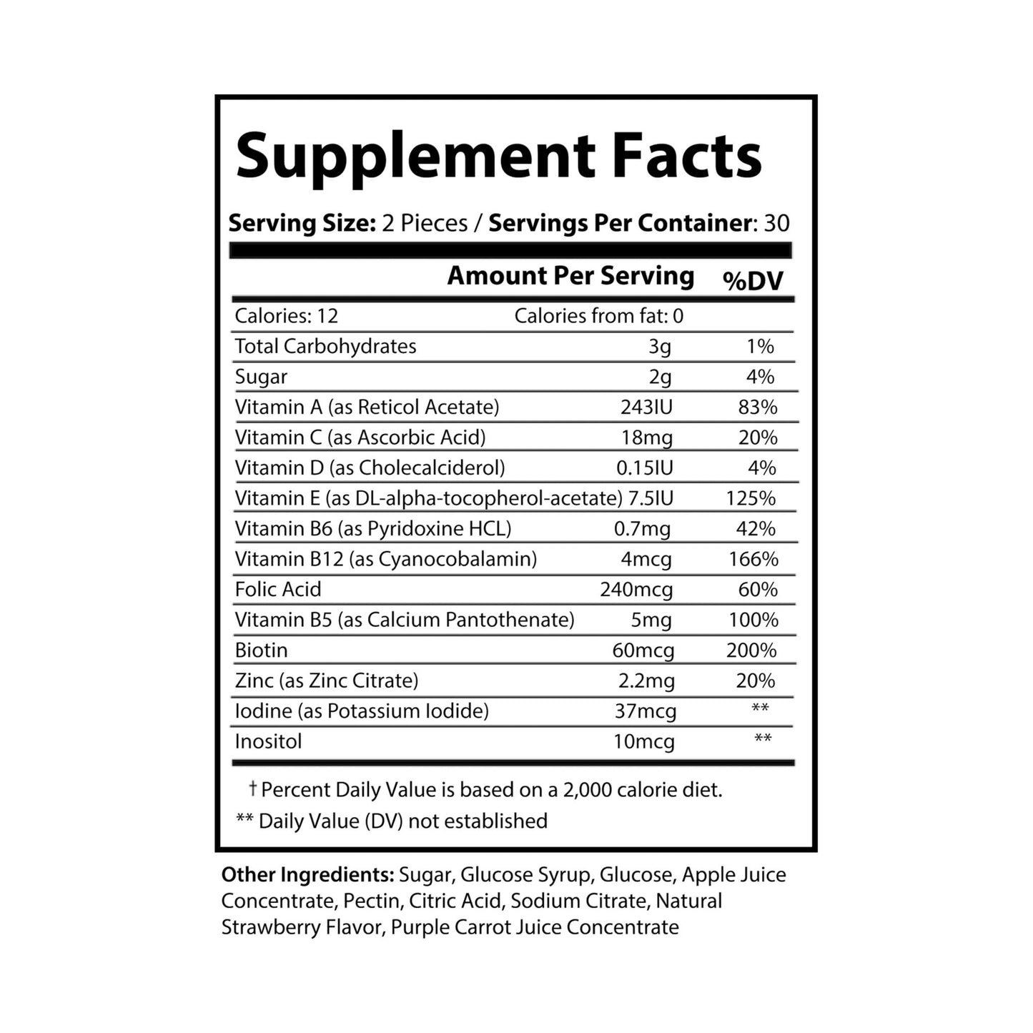 Grindify Nutrition Multivitamin Gummies for Adults - Unflavored (60 Gummies) - Non-GMO, Supports Energy Metabolism & Antioxidant Support