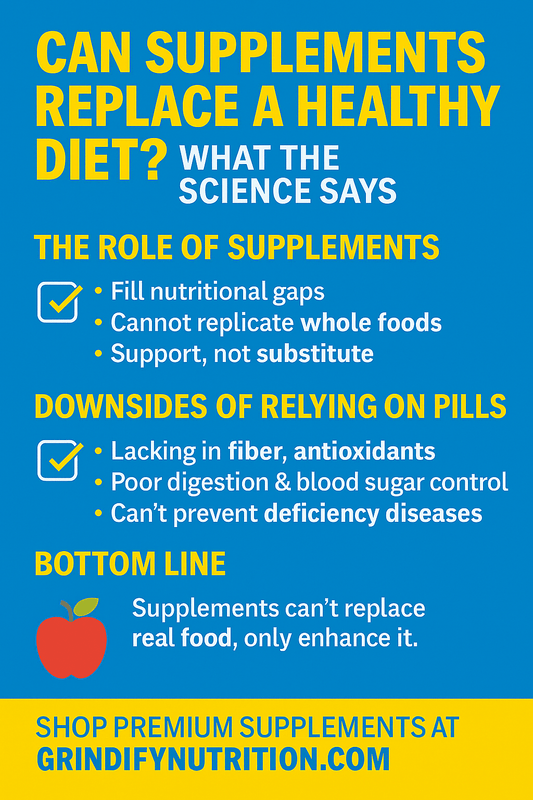 Can Supplements Replace a Healthy Diet?