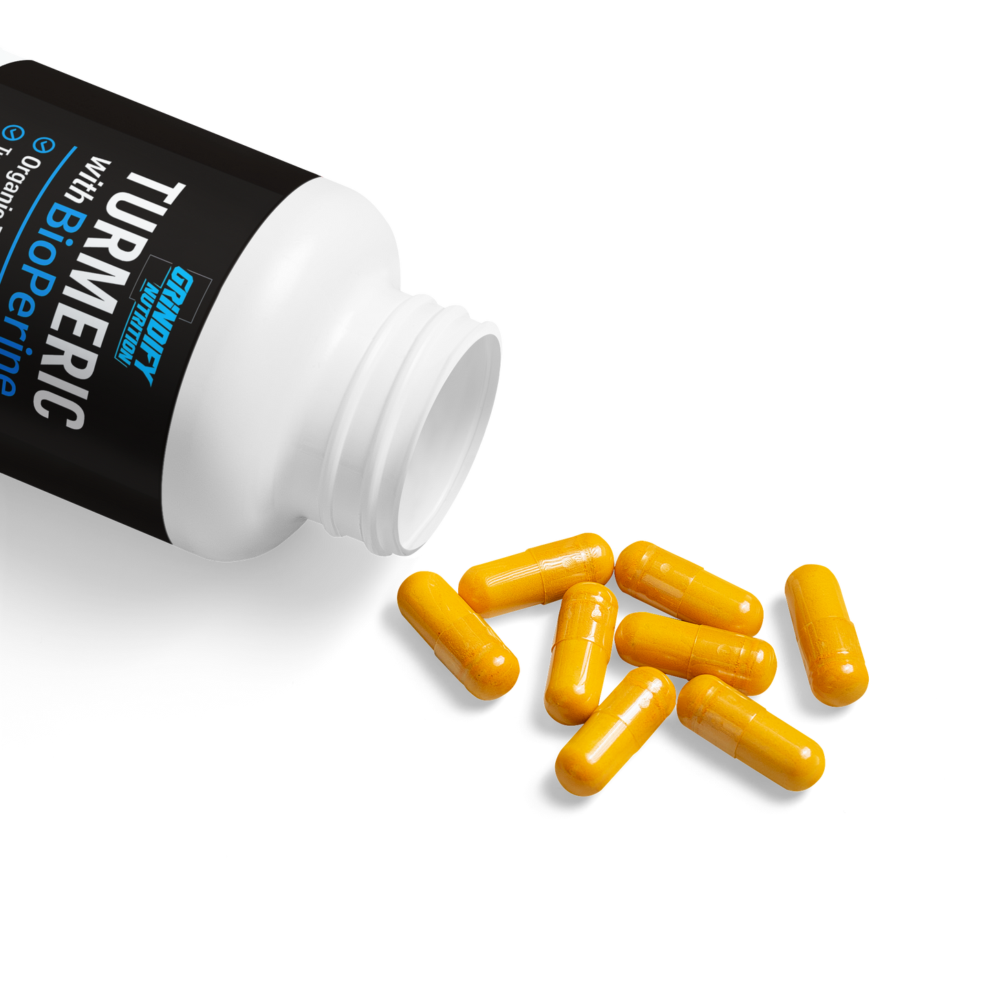 Organic Turmeric Curcumin with BioPerine® – High Potency, 95% Curcuminoids