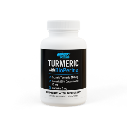 Organic Turmeric Curcumin with BioPerine® – High Potency, 95% Curcuminoids